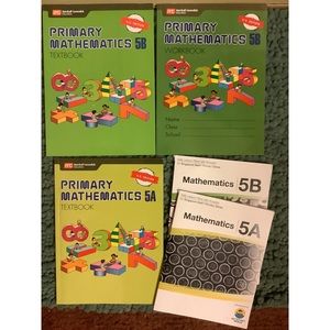 NWT! Singapore Math Primary Mathematics 5A/5B